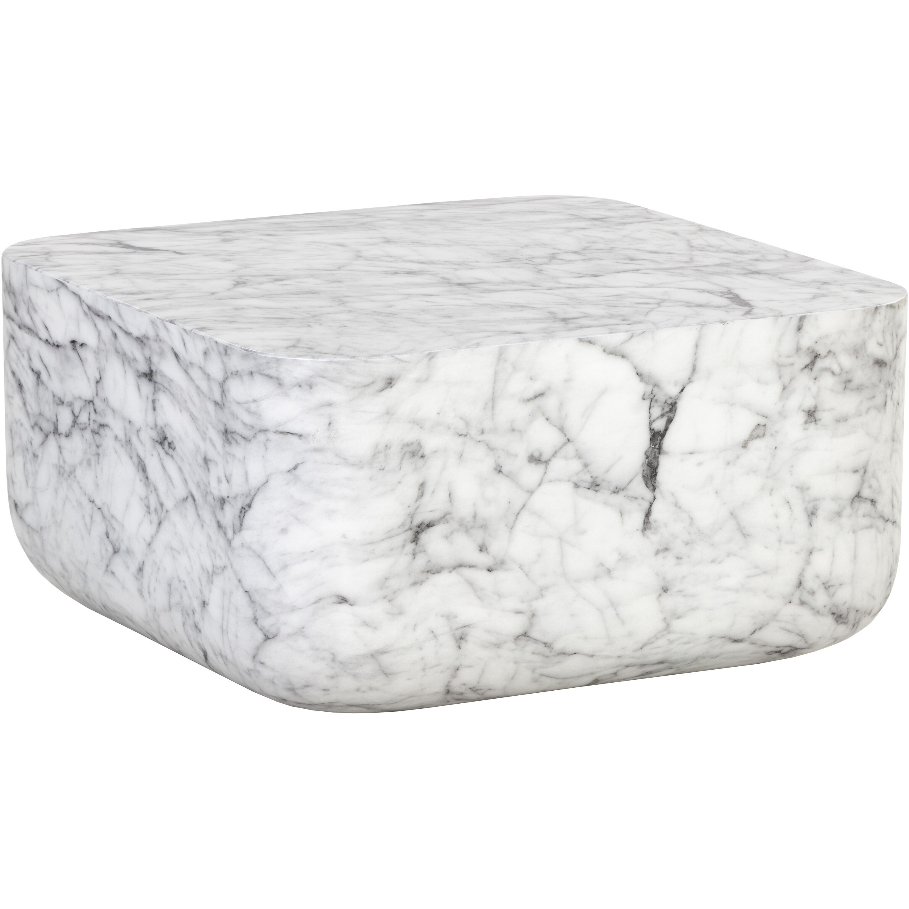 Strut 29.5 X 29.5 inch Marble Look Outdoor Coffee Table